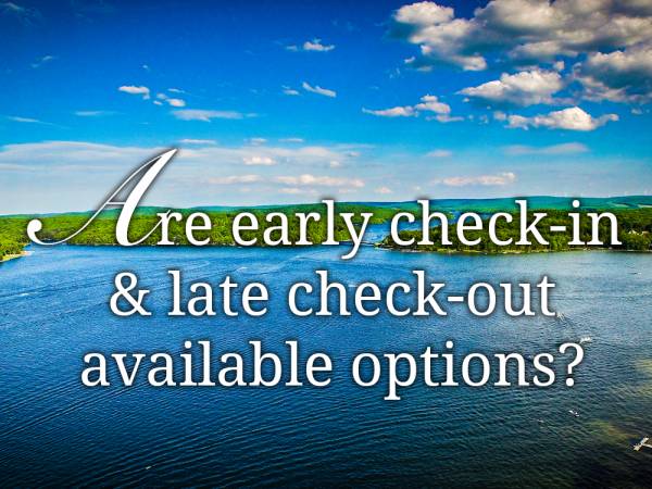 Are early check-in and late check-out available options? Are early check-in and late check-out available options?