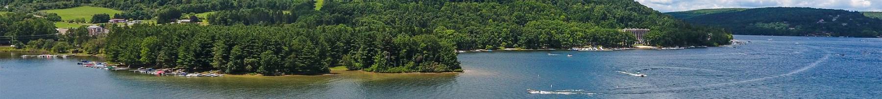 Suites at Silver Tree Drone View Overlooking Deep Creek Lake Suites at Silver Tree Deep Creek Lake