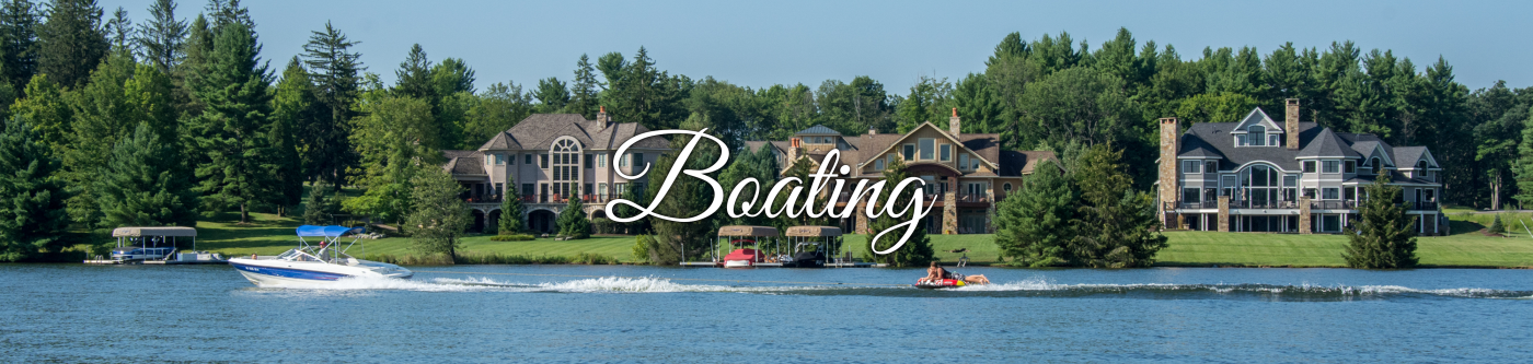 Boating on Deep Creek Lake